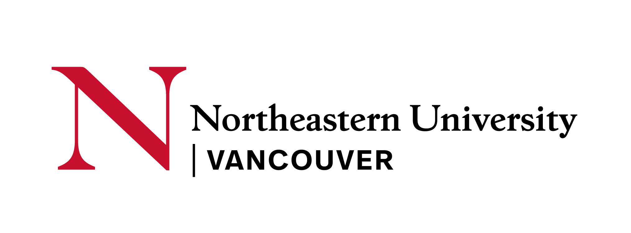 Wordmark for Northeastern in Vancouver